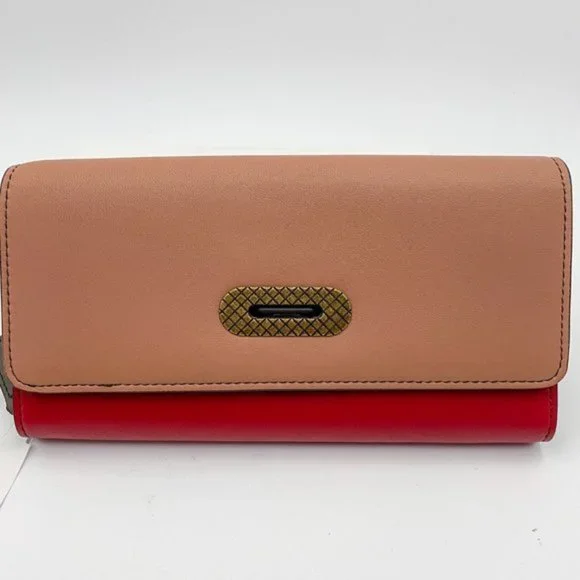 Bottega Veneta Rose Colorblock Continental Wallet - Picture 5 of 10